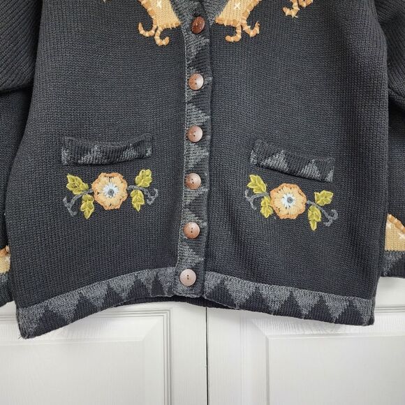 Xpression by deesons Vintage Cardigan Button Front Sweater Size EU 40 (US L) - Picture 14 of 16